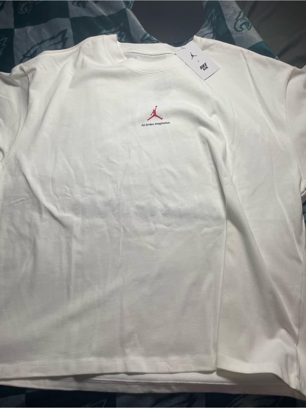 Jordan Black Graphic 'BIKE AIR Brick by Brick' Shirt - Picture 4 of 4